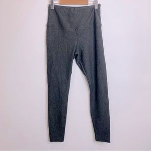 Lysse Grey Ribbed Leggings